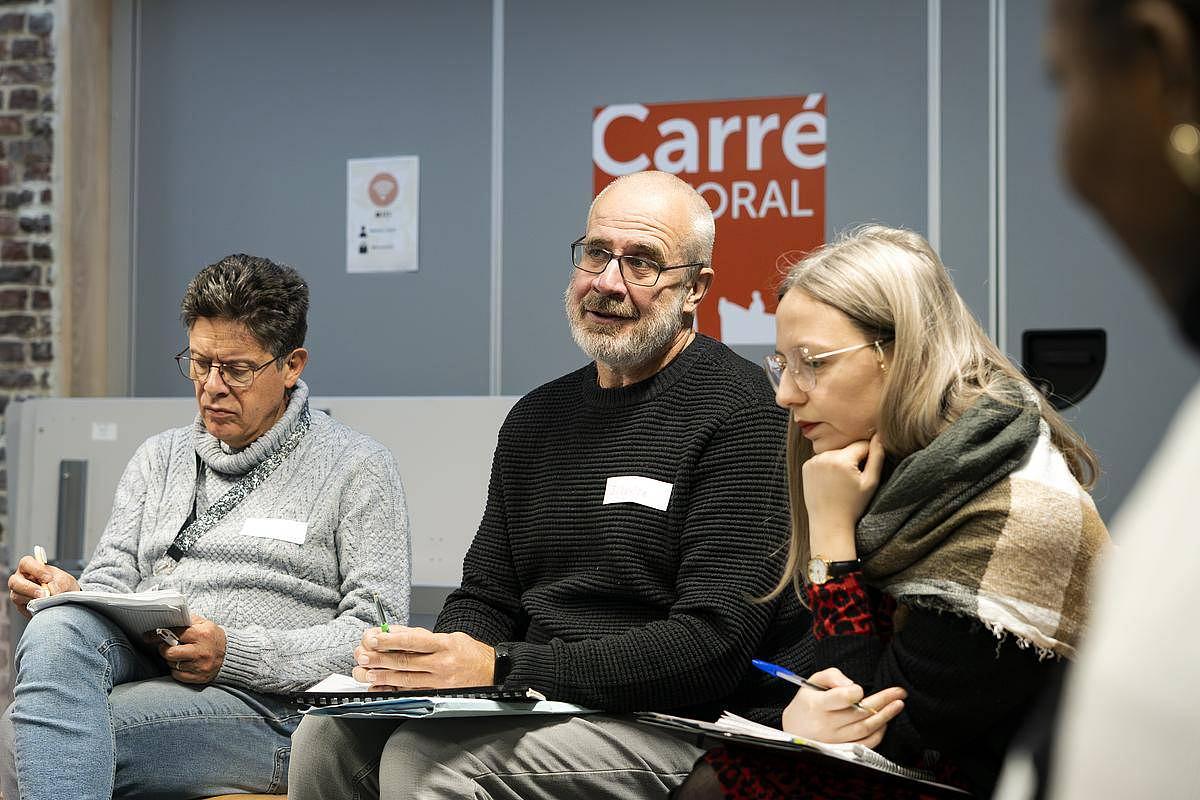 Silvère Cappigny au centre, lors du RR4, novembre 2025, © Clément Foucard